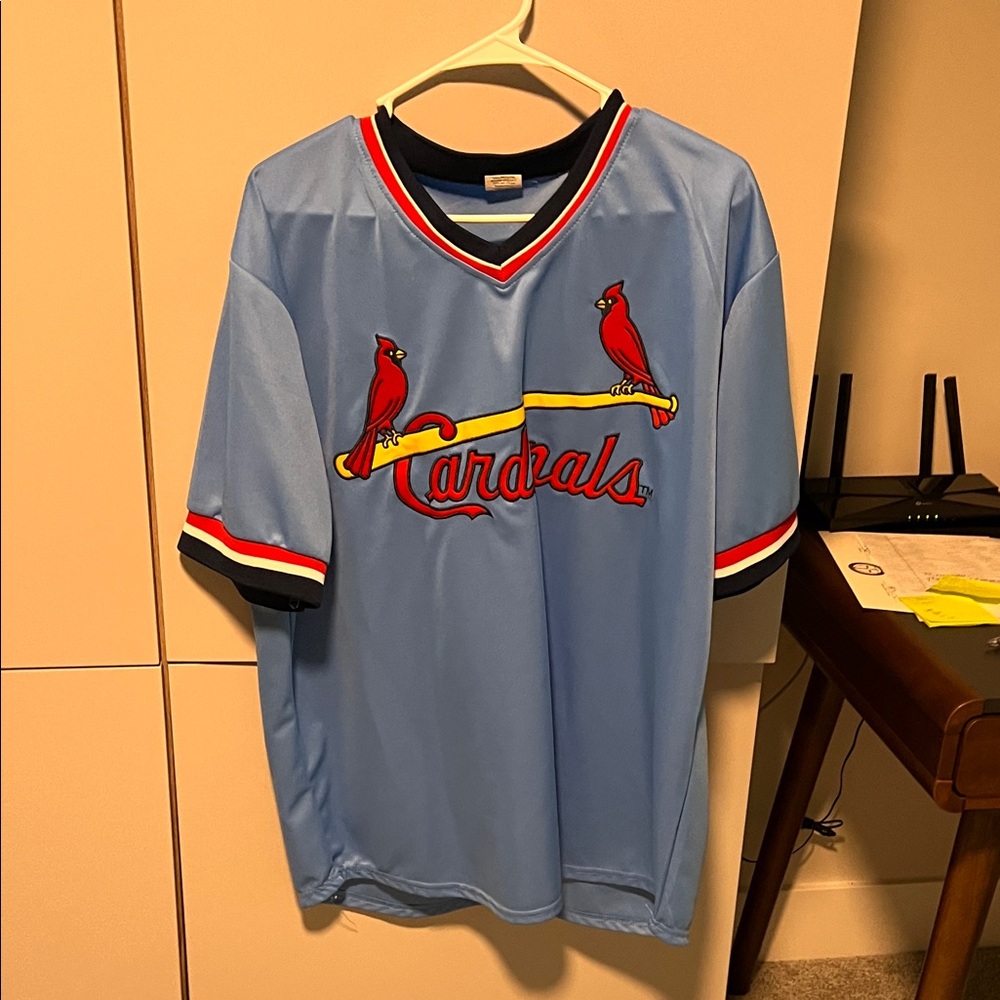 St. Louis Cardinals Light Blue Men’s Baseball Jersey
